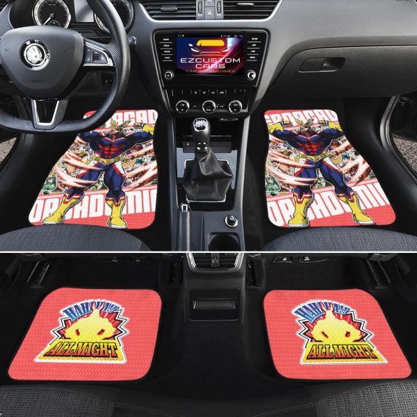 all might car floor mats my hero academia anime car accessories n4xwq
