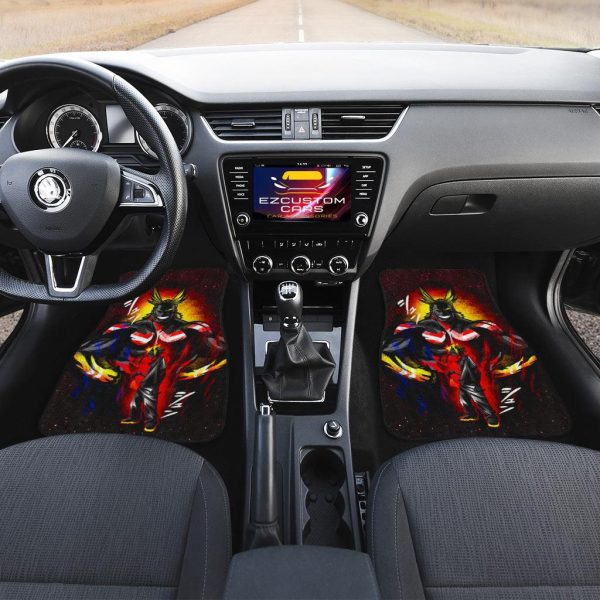 all might car floor mats my hero academia anime car accessories pfgte