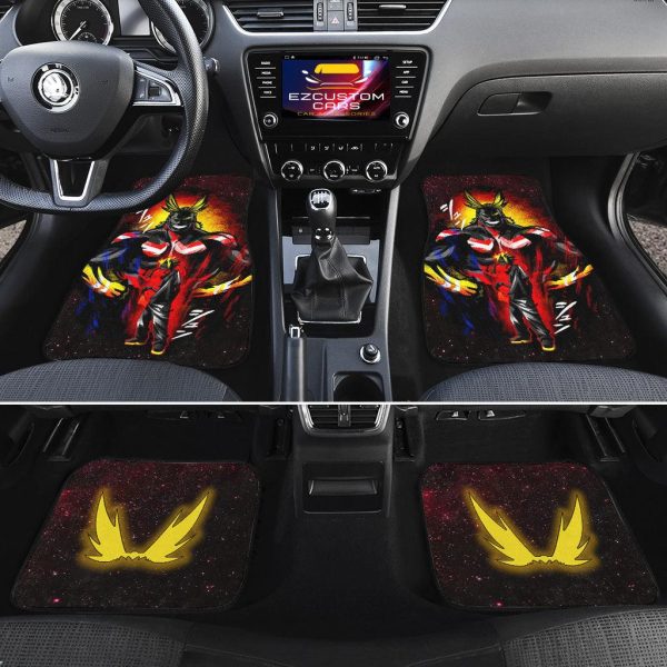 all might car floor mats my hero academia anime car accessories yagc3