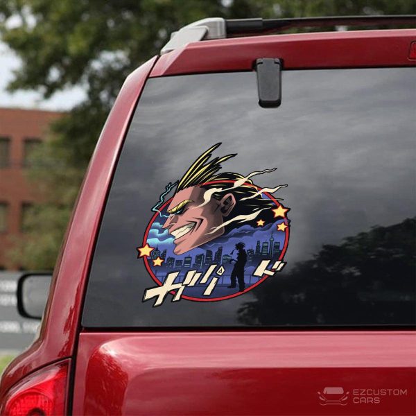 all might car sticker custom my hero academia car accessories qdbcj