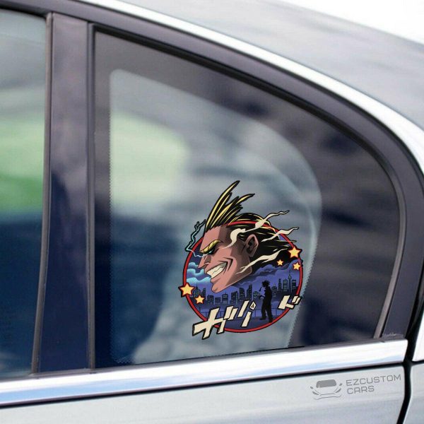 all might car sticker custom my hero academia car accessories sqvyl