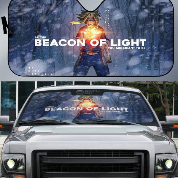 All Might My Hero Academia Anime Car Windshield Sun Shade All Might My Hero Academia Anime Car Windshield Sun Shade