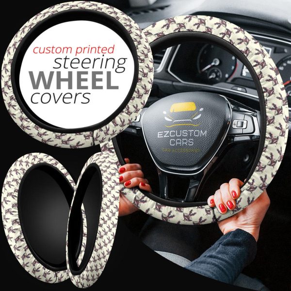 all might my hero academia anime steering wheel cover anime car accessories upzxr