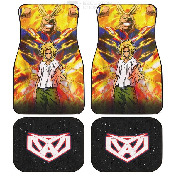 All Might My Hero Academia Car Floor Mats Custom Anime Car Accessories