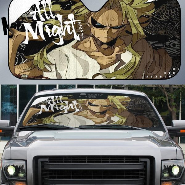 All Might My Hero Academia Car Windshield Sun Shade All Might My Hero Academia Car Windshield Sun Shade