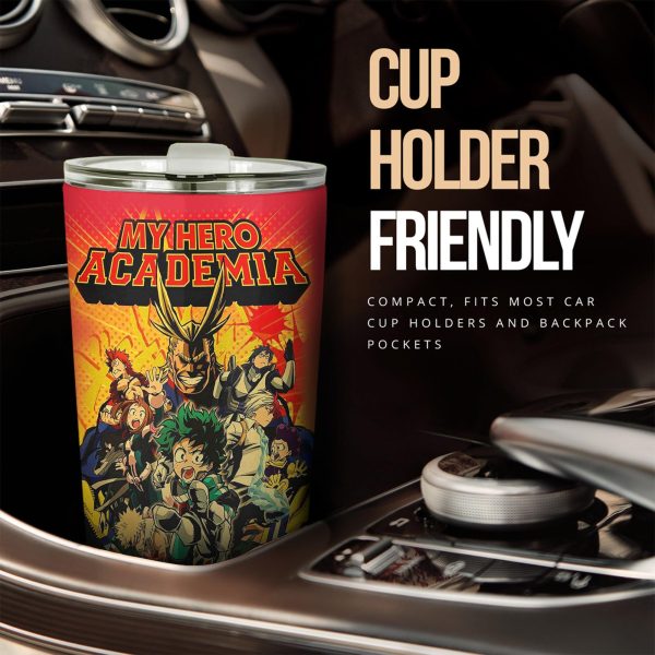 all might x heroes car tumbler cup cutsom mha anime car accessories 1qfi9