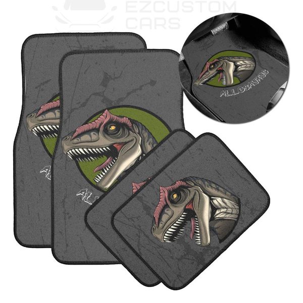 Allosaurus Car Accessories Custom Dinosaur Car Floor Mats