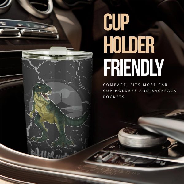 allosaurus car tumbler cup custom dinosaur car accessories p7g0t