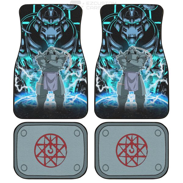 Alphonse Elric Car Floor Mats Custom Fullmetal Alchemist Anime Car Accessories