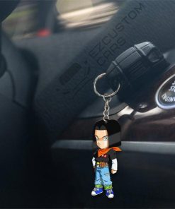 android 17 keychains custom dragon ball anime car accessories nbqoo