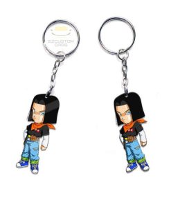 android 17 keychains custom dragon ball anime car accessories xkqmy