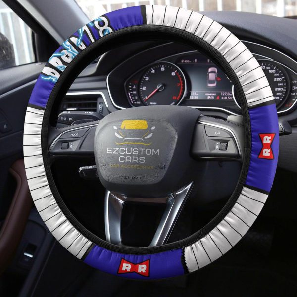 android 18 anime steering wheel cover custom dragon ball anime car accessories fzokm