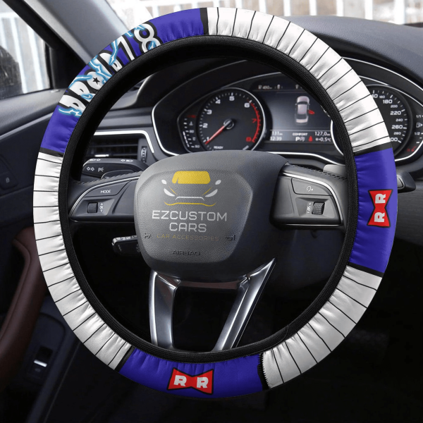 android 18 anime steering wheel cover custom dragon ball anime car accessories iojhs