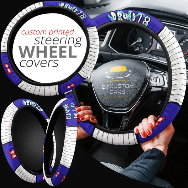 android 18 anime steering wheel cover custom dragon ball anime car accessories lef5z