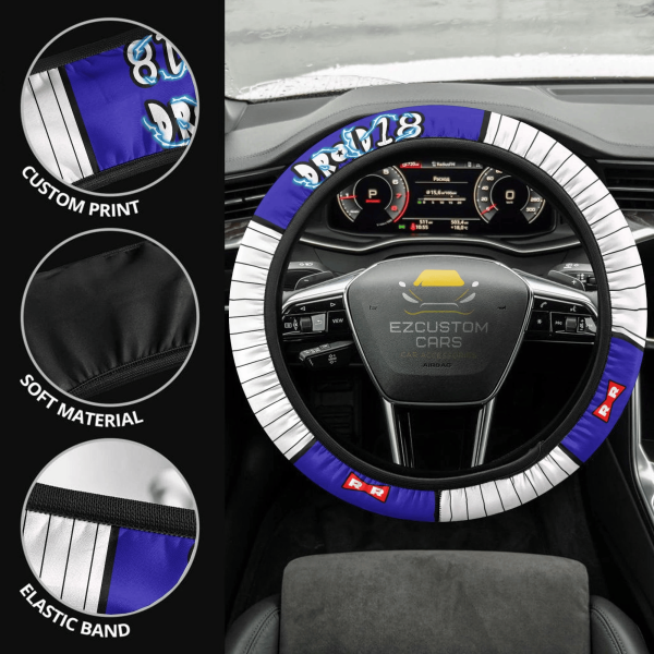 android 18 anime steering wheel cover custom dragon ball anime car accessories srjig