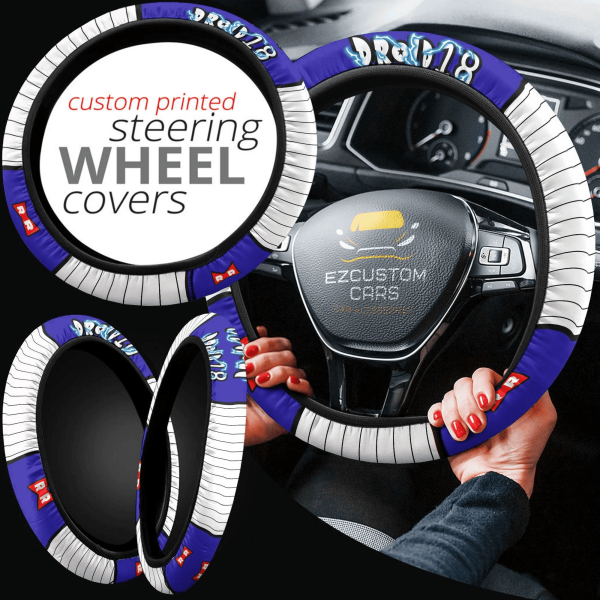 android 18 anime steering wheel cover custom dragon ball anime car accessories v7p2l