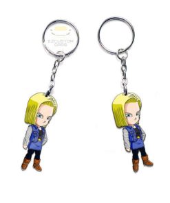android 18 keychains custom dragon ball anime car accessories pzijg