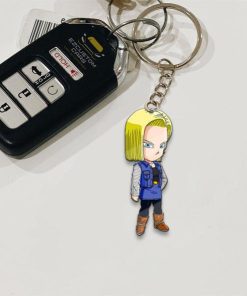 android 18 keychains custom dragon ball anime car accessories vbzdw