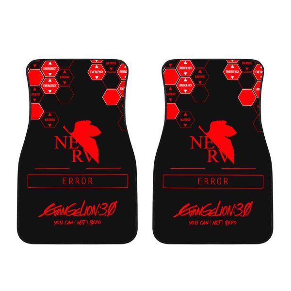 Angel Impact Car Floor Mats Custom Neon Genesis Evangelion Anime Car Accessories