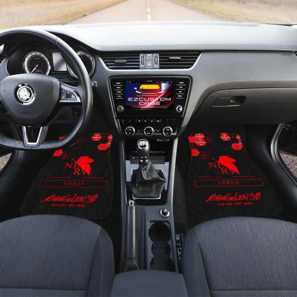 angel impact car floor mats custom neon genesis evangelion anime car accessories r0muk