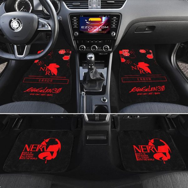 Angel Impact Seat Belt Covers Custom Neon Genesis Evangelion Anime Car Accessories