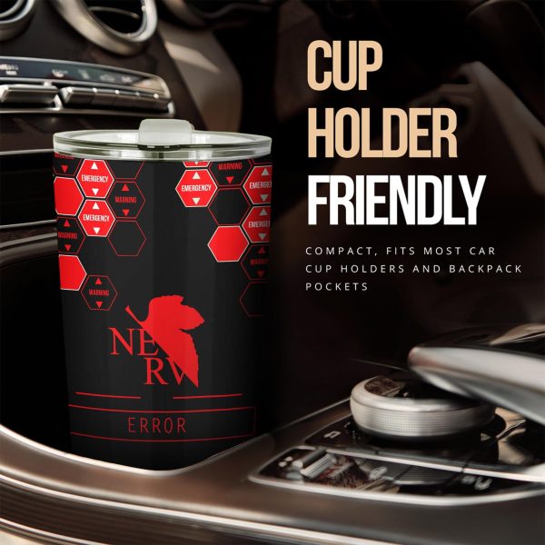 angel impact car tumbler cup custom neon genesis evangelion anime car accessories xkfgi