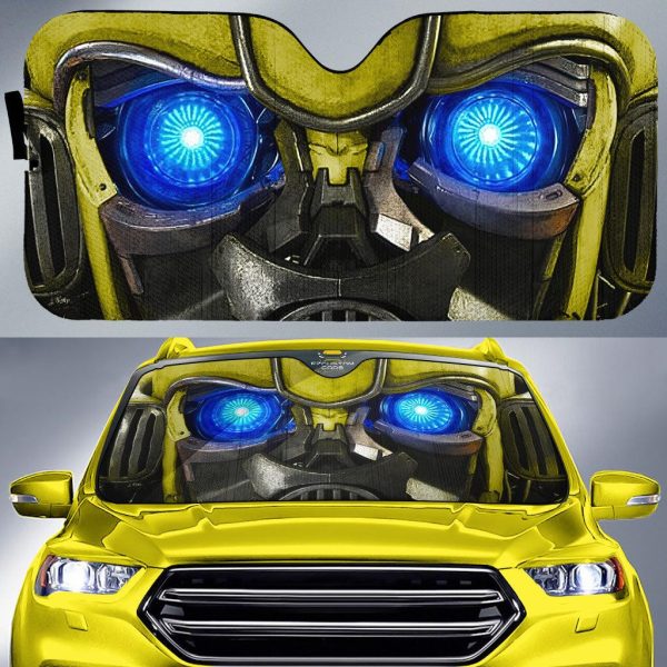 angry eye transformer car windshield sun shade custom movies transformer car accessories krkdd