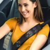 Angry Wolf Seat Belt Covers Custom Animal Car Accessories