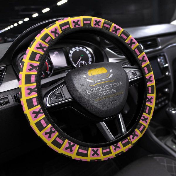 anime steering wheel cover custom jojo bizzare adventure anime car accessories patterns ksk3d