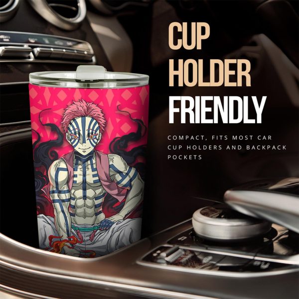 Anime Tumbler Mug Demon Slayer Cups Akaza Car Accessories