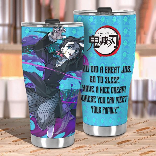 anime tumbler mug demon slayer cups emu car accessories ooti8