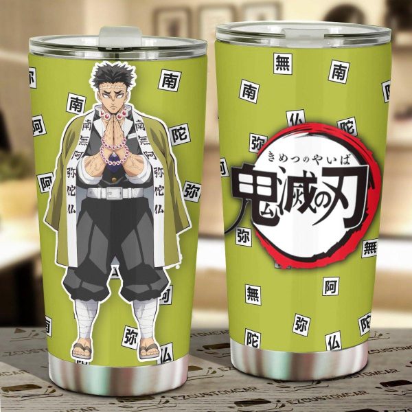 Gyomei Himejima Tumbler Cup Custom Demon Slayers Anime Car Accessories