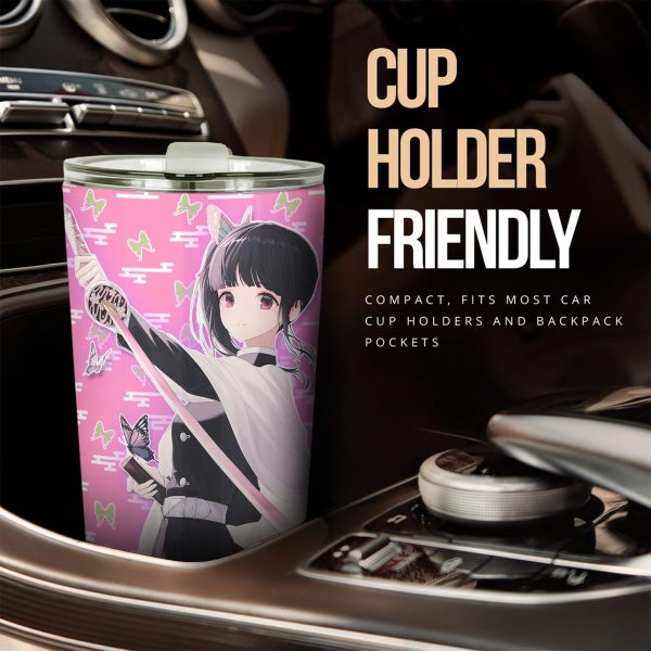 Anime Tumbler Mug Demon Slayer Cups Kanao Tsuyuri Car Accessories