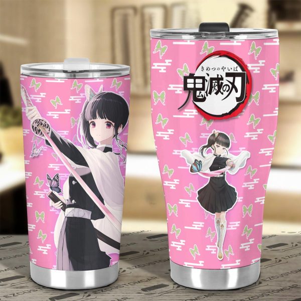 anime tumbler mug demon slayer cups kanao tsuyuri car accessories nxghj