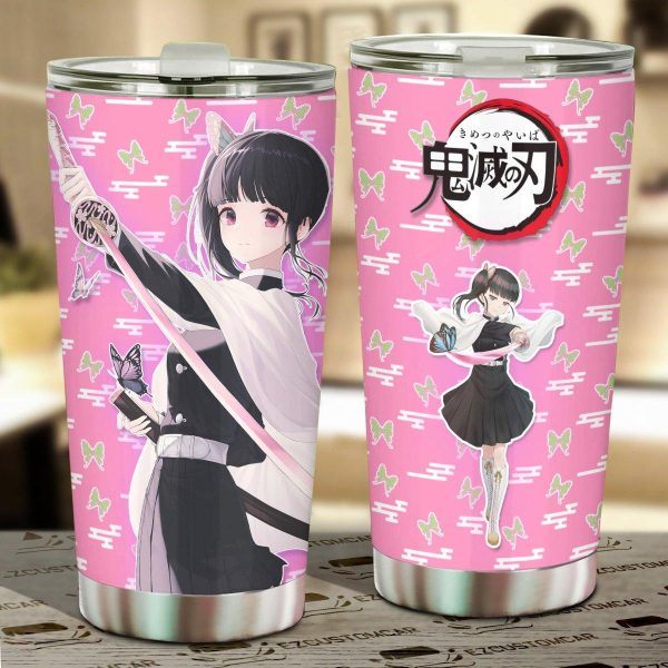 Anime Tumbler Mug Demon Slayer Cups Kokushibo Car Accessories