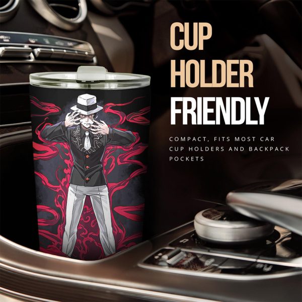 Anime Tumbler Mug Demon Slayer Cups Muzan Kibutsuji Car Accessories