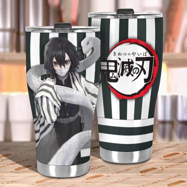 anime tumbler mug demon slayer cups obanai igur car accessories hugmg