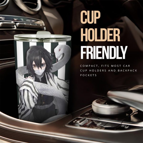 Anime Tumbler Mug Demon Slayer Cups Obanai Igur Car Accessories