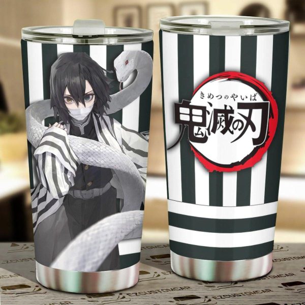 Anime Tumbler Mug Demon Slayer Cups Kokushibo Car Accessories