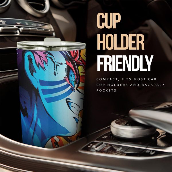 anime tumbler mug demon slayer cups rengoku and akaza car accessories vipgp