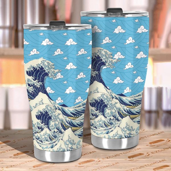 anime tumbler mug demon slayer cups urokodaki sakonji car accessories 44umg