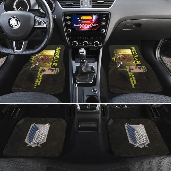 annie leonhart attack on titan car floor mats cwmjo