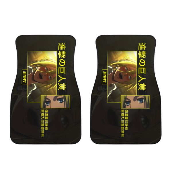 annie leonhart attack on titan car floor mats runle