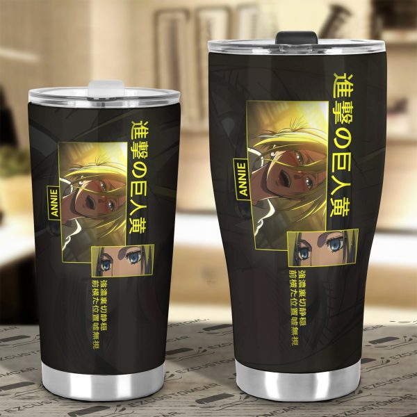 annie leonhart car tumbler cup attack on titan h7enc