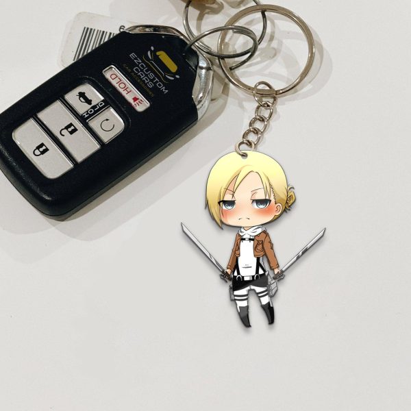 annie leonhart keychains attack on titan d1tnu