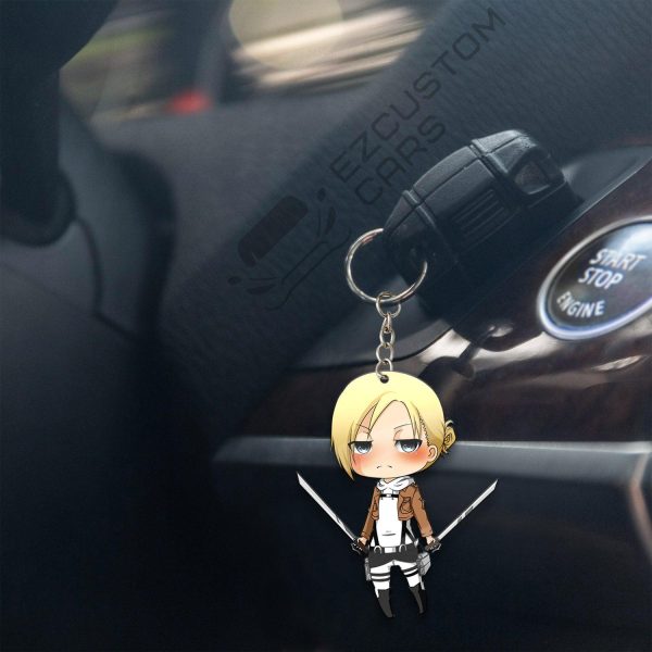 annie leonhart keychains attack on titan waa3z