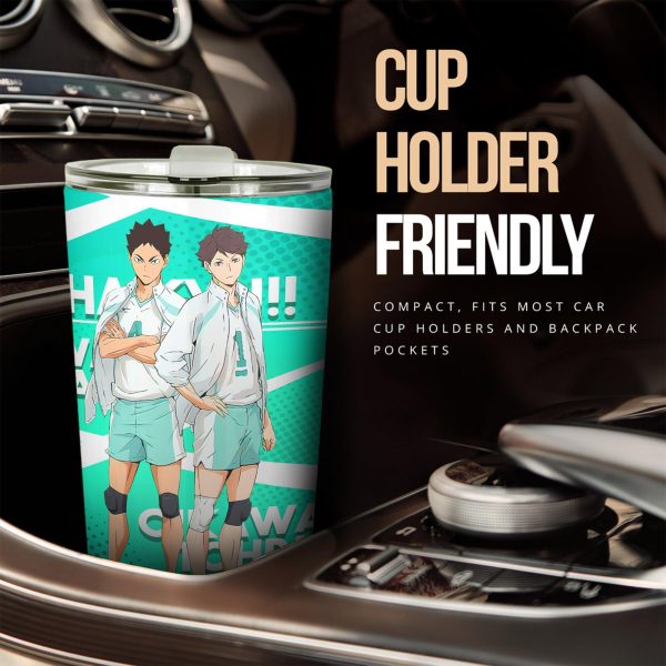 aobajohsai car tumbler cup custom haikyuu anime car accessories iyxgj