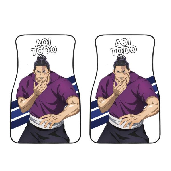 aoi car floor mats custom anime jujutsu kaisen 7pbuj