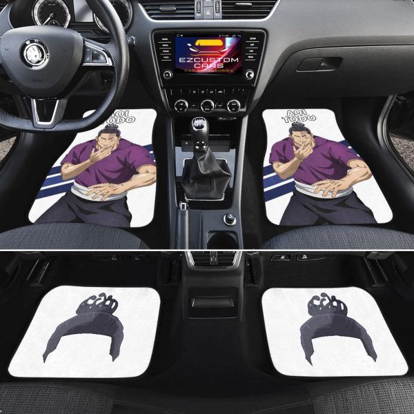 aoi car floor mats custom anime jujutsu kaisen r27mn