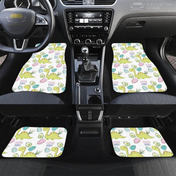 Apatosaurus Pattern Car Floor Mats Custom Dinosaur Car Accessories